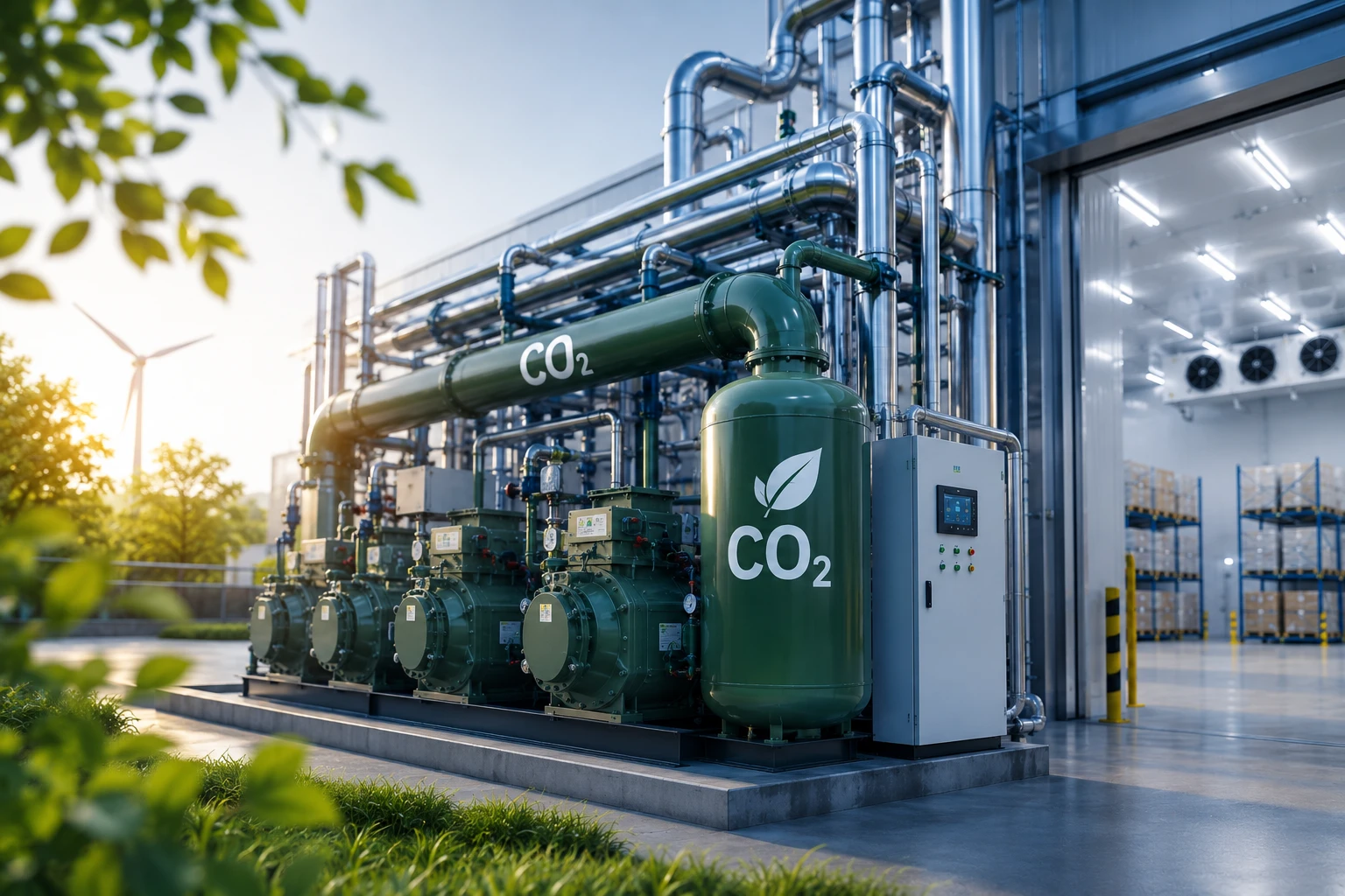 CO₂ refrigeration visual